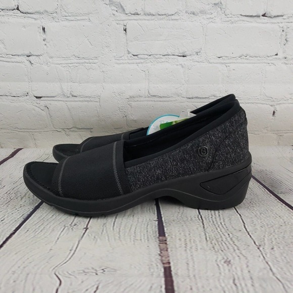 Bzees Kudos Womens Size 9 M Black Comfort Slip On Open Toe Sandals - Picture 3 of 12